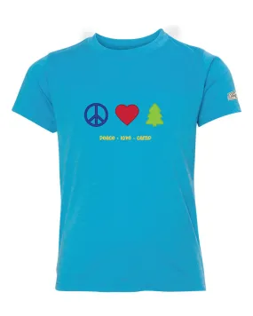 Life of Camp - Peace, Love, Camp - Tri-Blend Tee