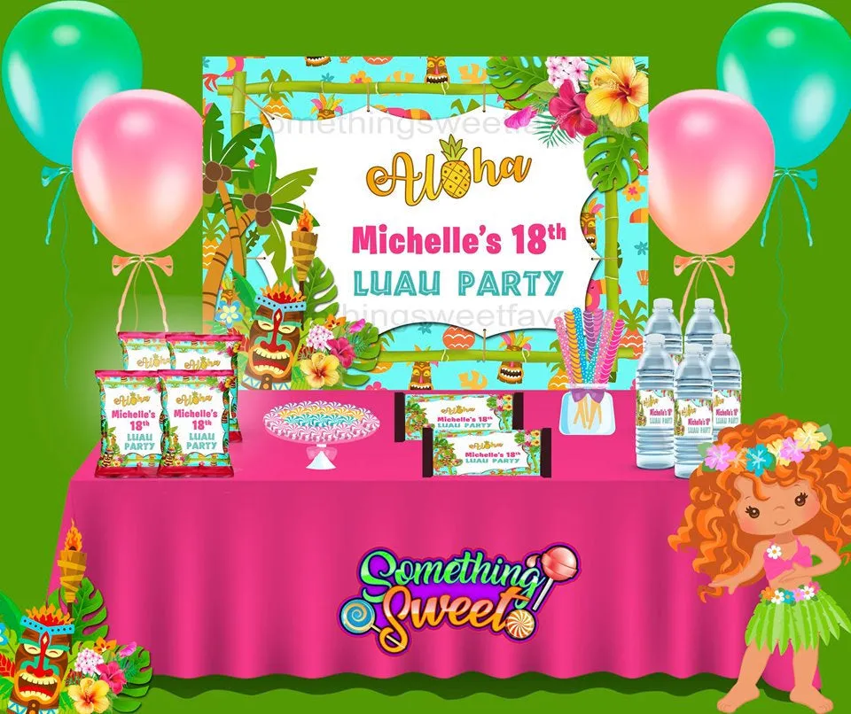 Luau Birthday Party Theme - FREE SHIPPING