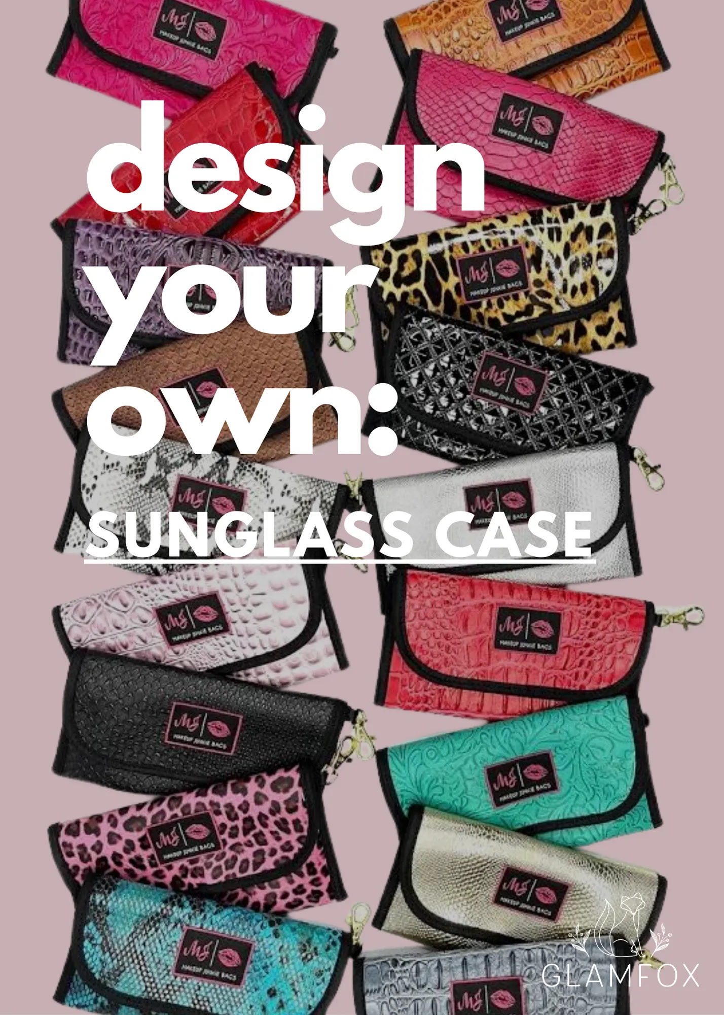 Makeup Junkie: Design-A-Bag - SUNGLASS CASE [Pre-Order]