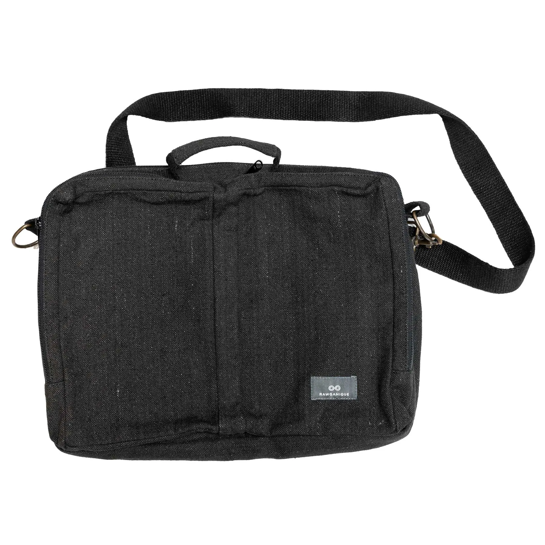 MANHATTAN 100% Organic Hemp Laptop Bag (15x11.4x4) (Plastic-free)