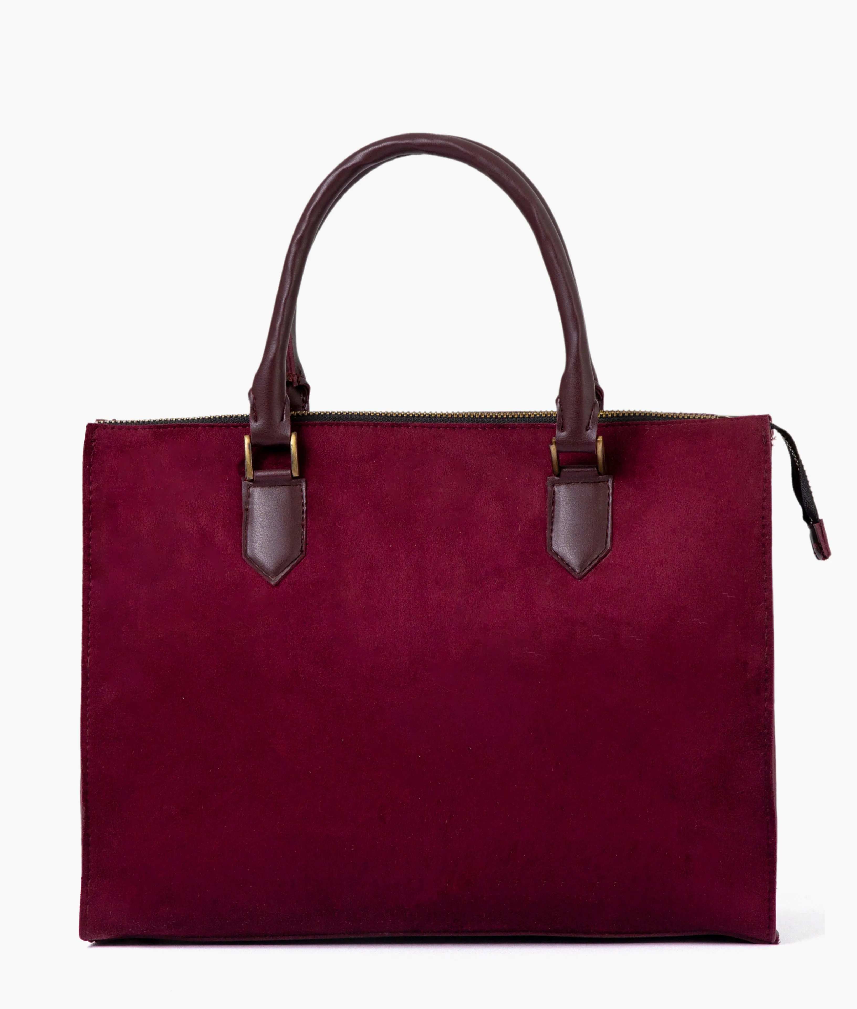 Maroon Velvet Handbag For Women 599