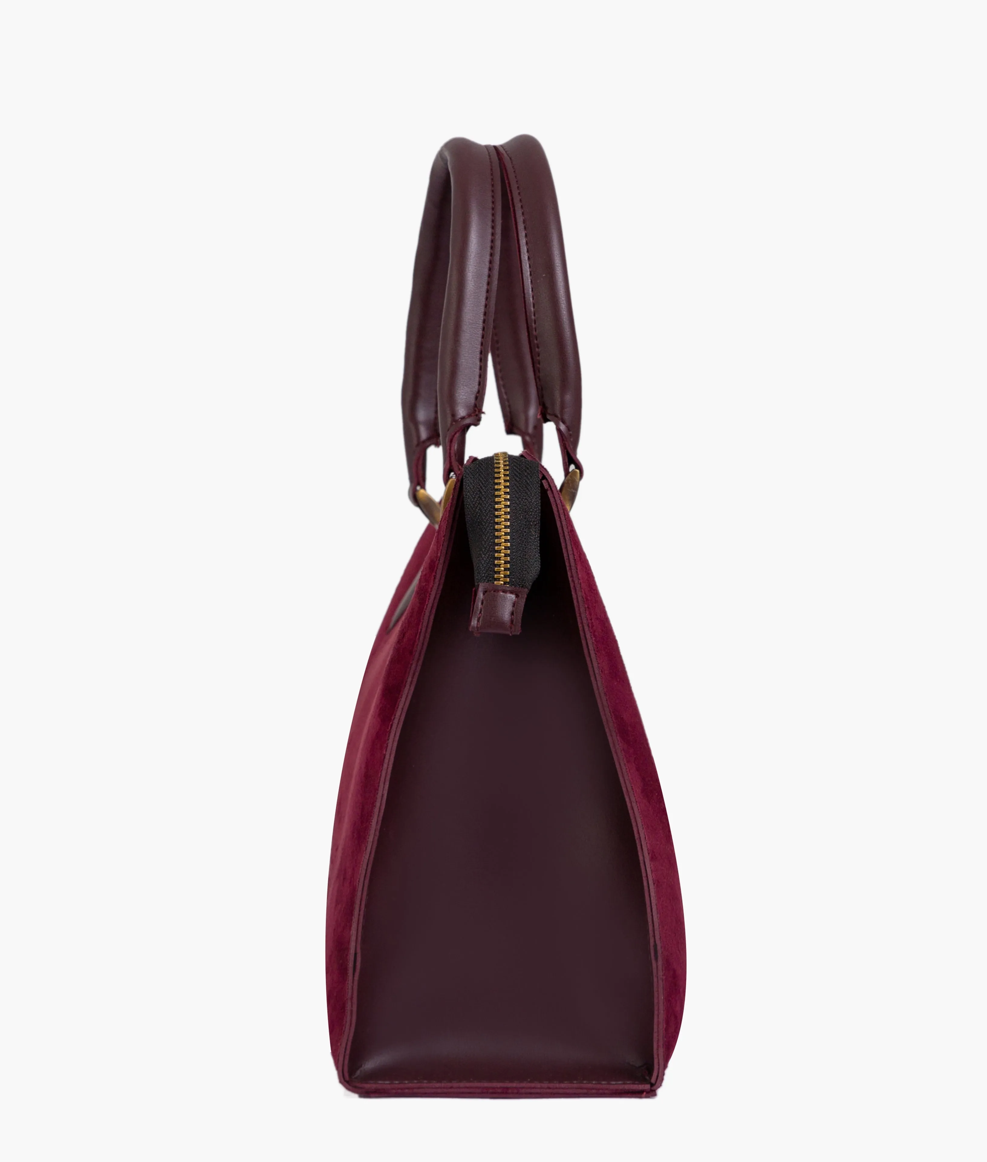 Maroon Velvet Handbag For Women 599