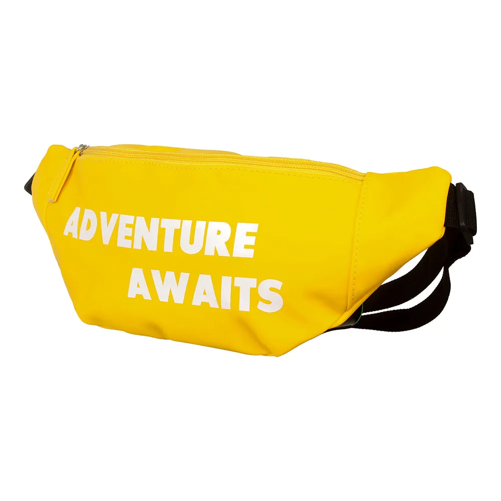 MINISO Solid Waist Bag(Yellow)