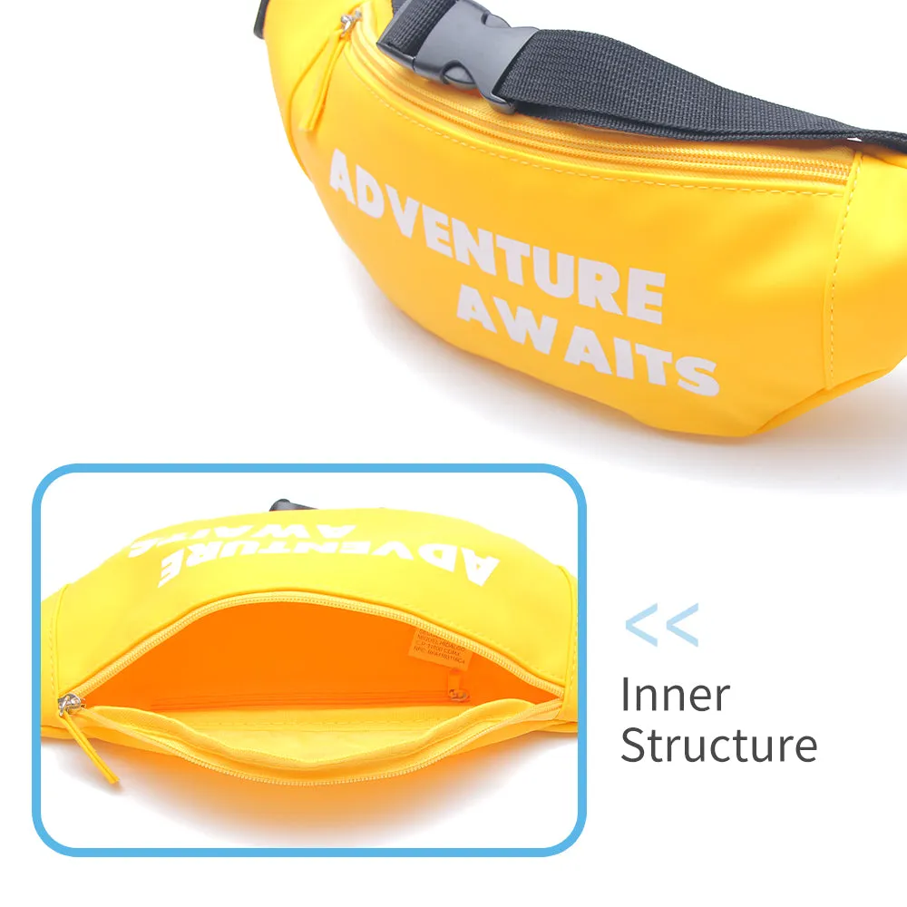 MINISO Solid Waist Bag(Yellow)