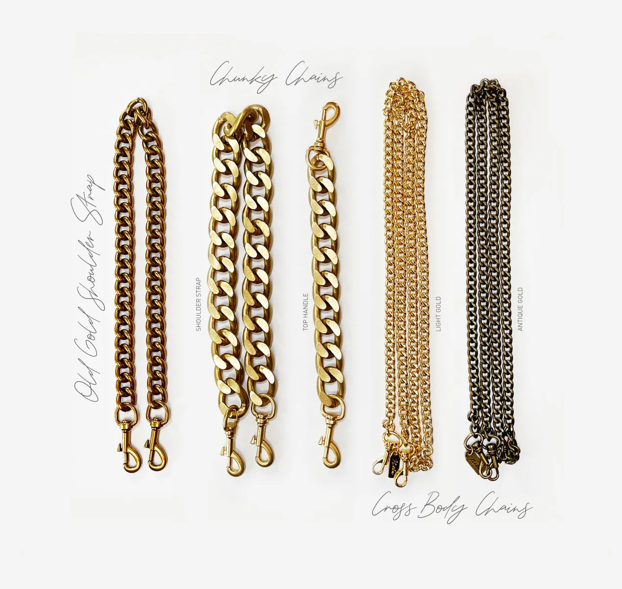 Nila Metal Crossbody Chain Strap