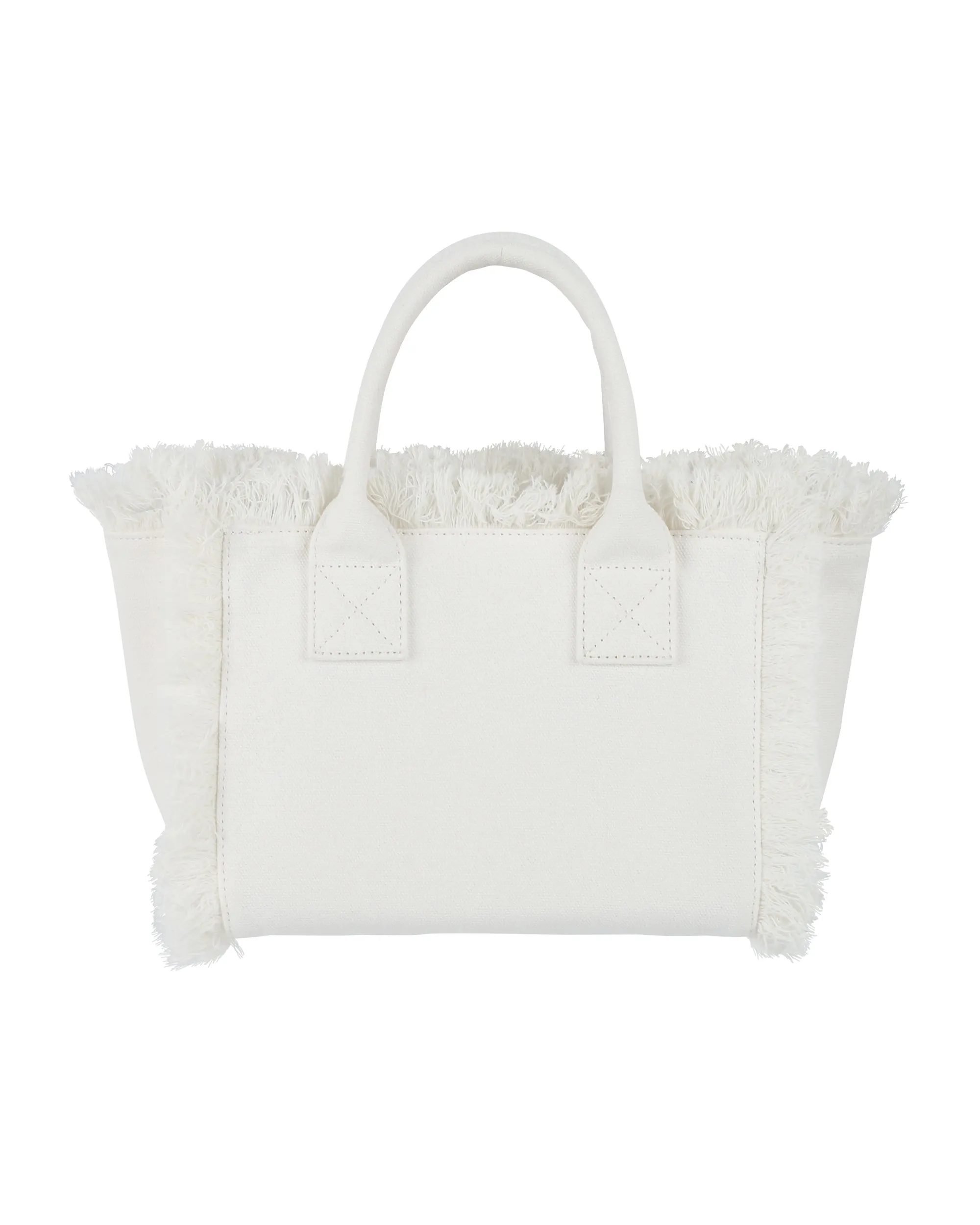 NYLORA FRINGE BAG SMALL WHITE