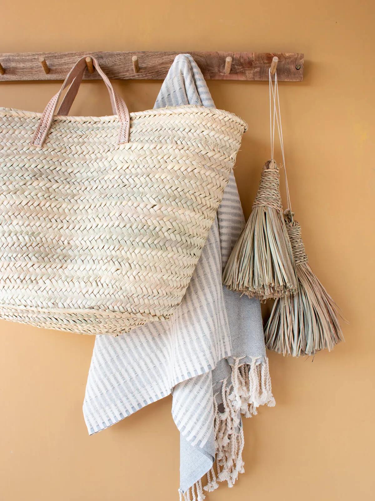 Parisienne Basket Bag, Natural