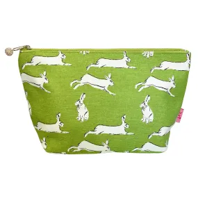 PU254 Lime Hare Cosmetic Purse By Lua