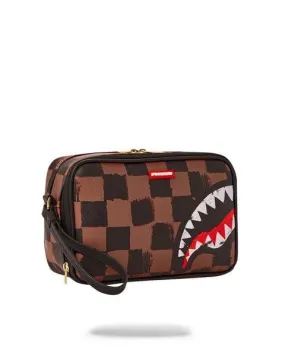 SPRAYGROUND SHARKS IN PARIS PAINTED TOILETRY BAG