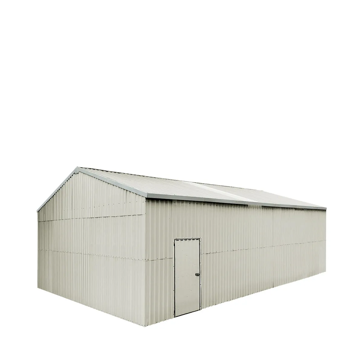 TMG Industrial 25’ x 41’ Double Garage Metal Barn Shed with Side Entry Door, 1025 Sq-Ft Floor Space, 9’8” Eave Height, 27 GA Metal, Skylights, 4/12 Roof Pitch, TMG-MS2541