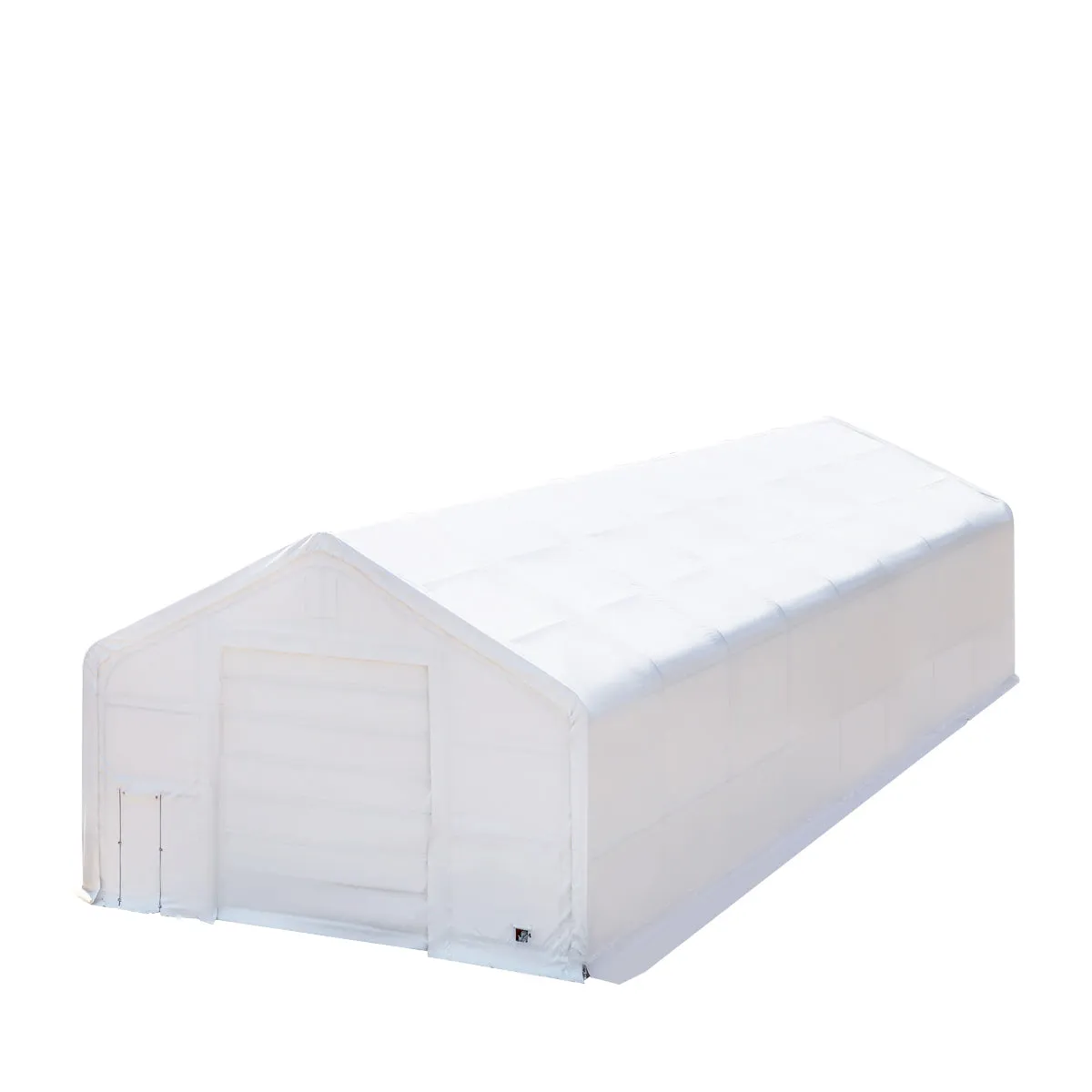 TMG Industrial 30' x 80' Dual Truss Storage Shelter with Heavy Duty 17 oz PVC Cover & Drive Through Doors, TMG-DT3081