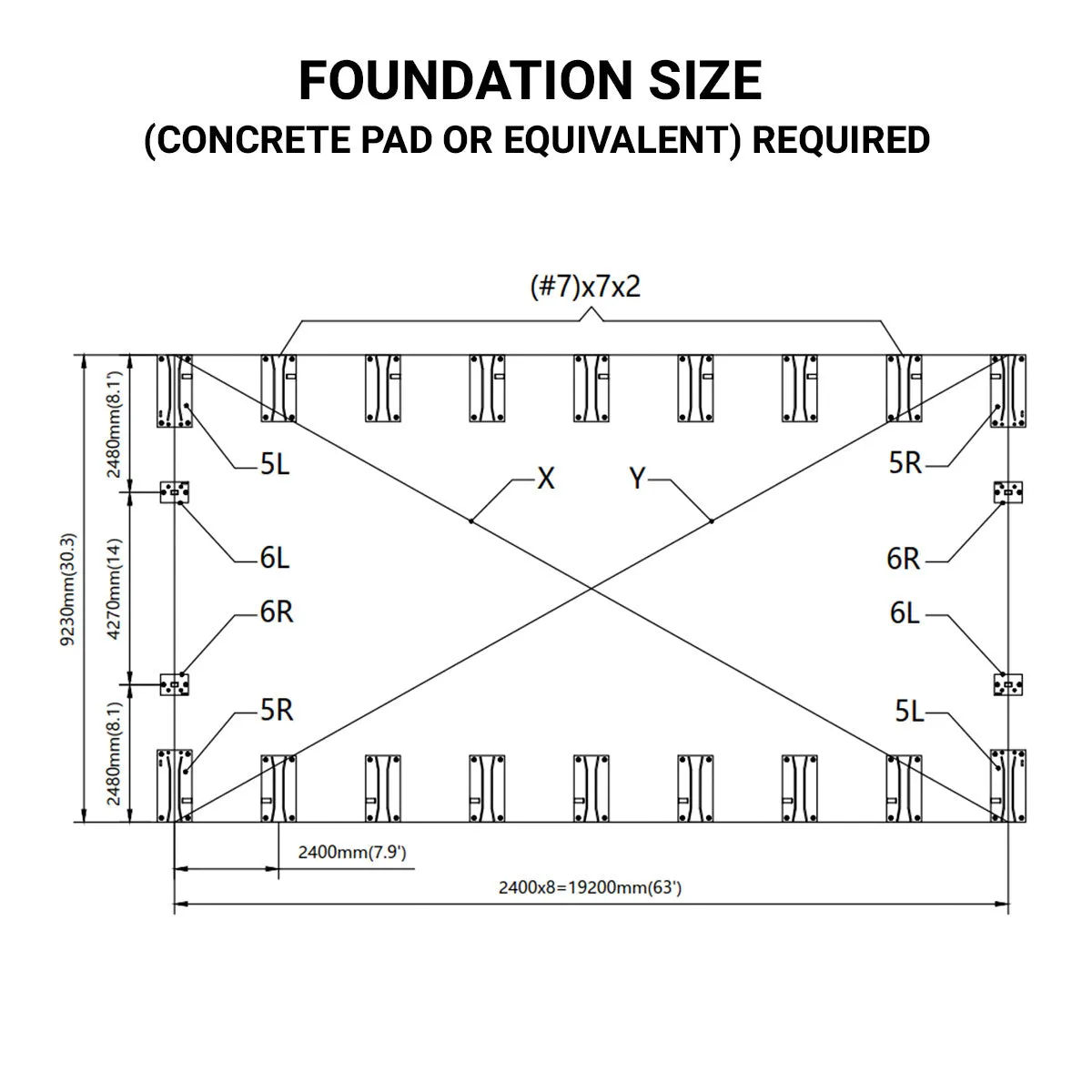 TMG Industrial Pro Series 30' x 63' Dual Truss Storage Shelter with Heavy Duty 17 oz PVC Cover & Drive Through Doors, TMG-DT3063-PRO