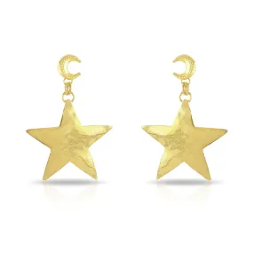 Vintage Star Earrings