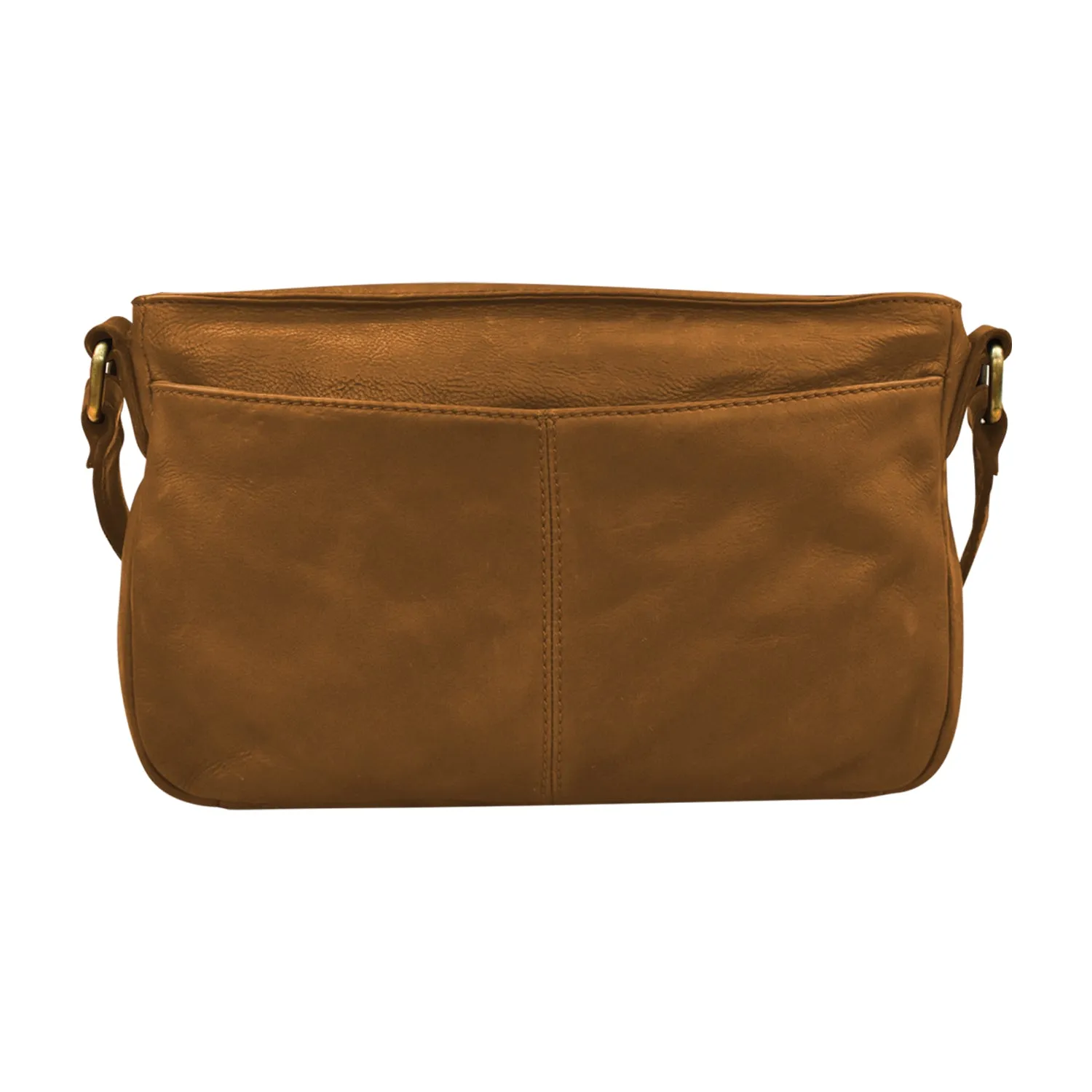 Washed Flap Shoulder Bag