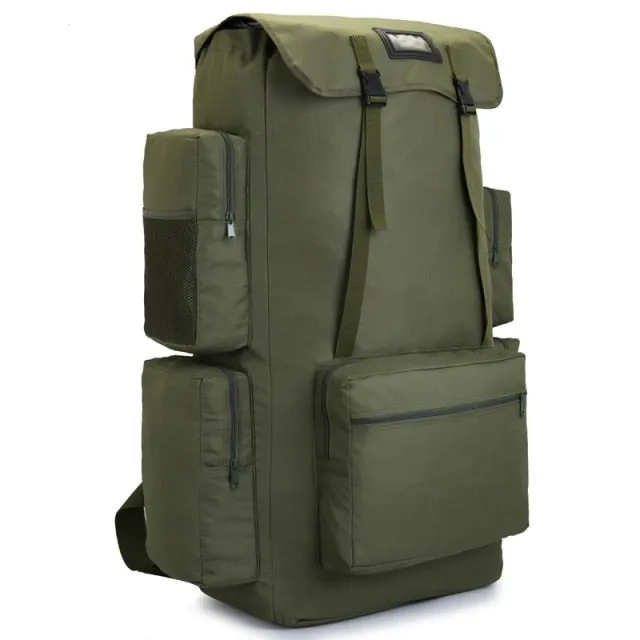 Waterproof 130L Tactical Travel Hiking Backpack